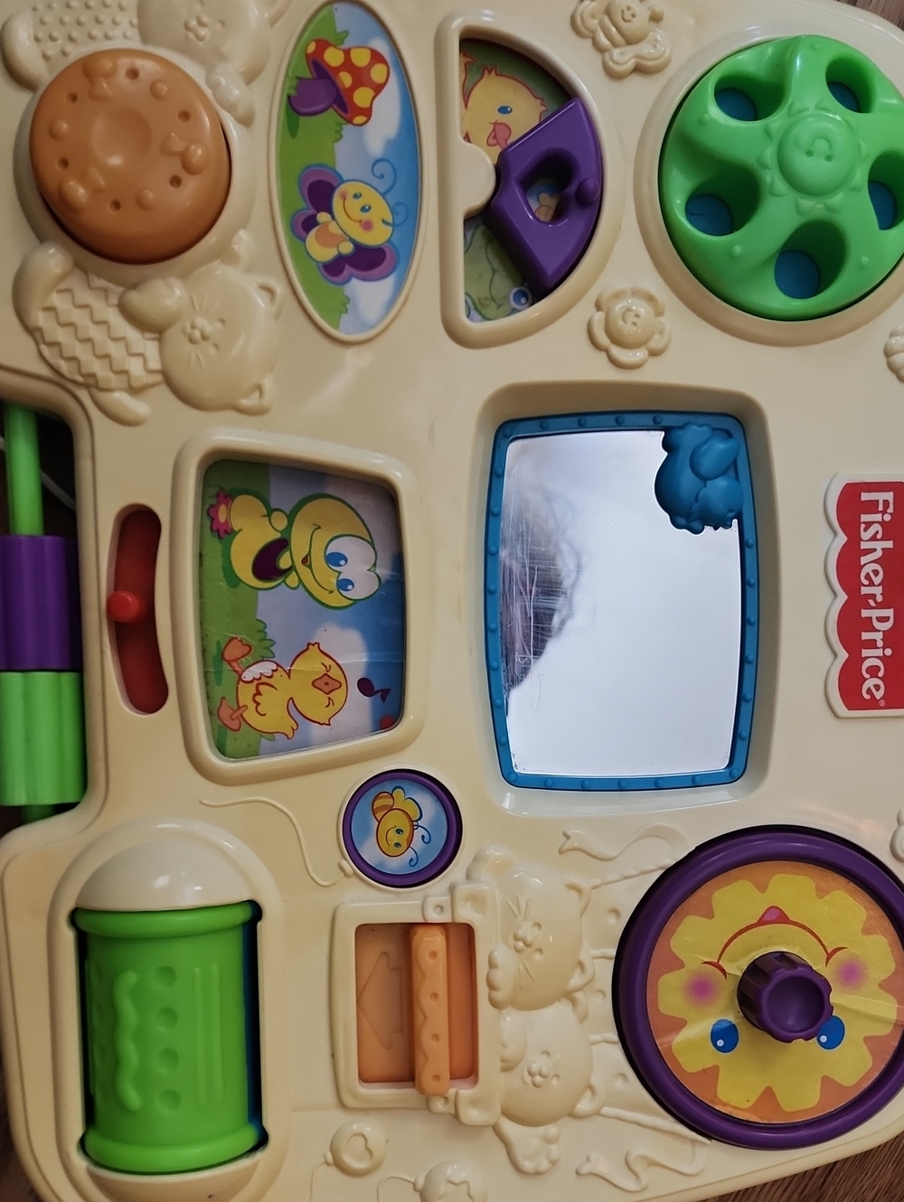 Vintage 1993 Fisher-Price Crib Activity Center Busy Board (Model 2110) - Picture 2 of 4